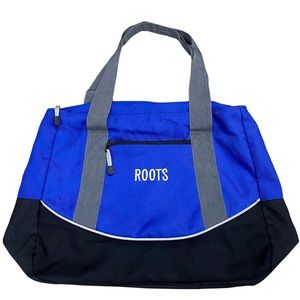 ✨Host Pick!✨Roots Tote Bag, Black and Blue